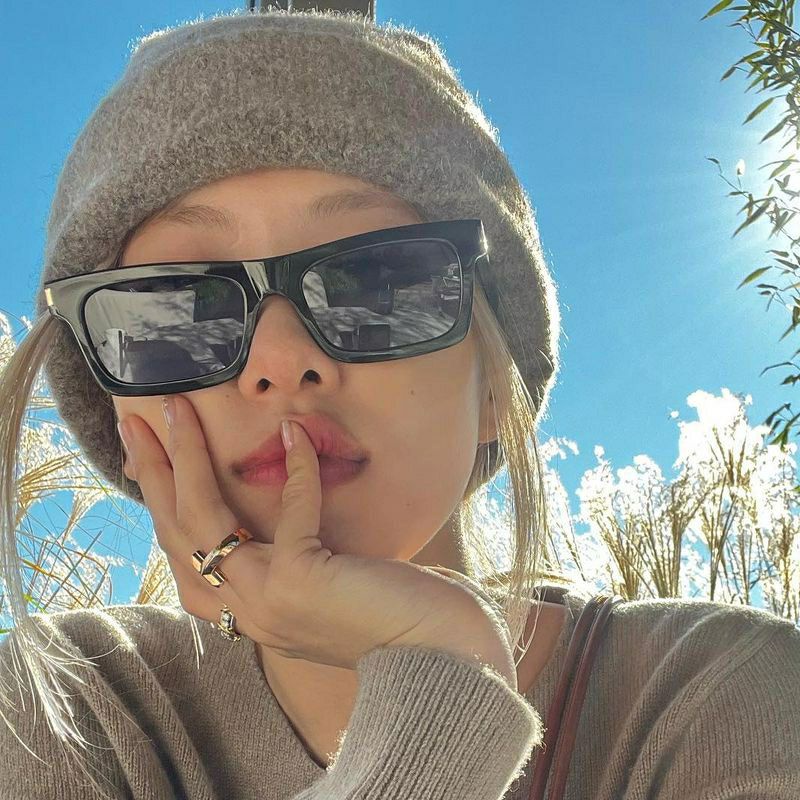 Mũ len trùm đầu thu đông phong cách Rosé  Blackpink