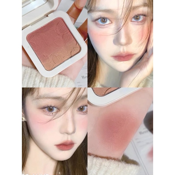 Phấn má hồng Gogo Tales Sweet Mist GT203 mềm mịn bám phấn