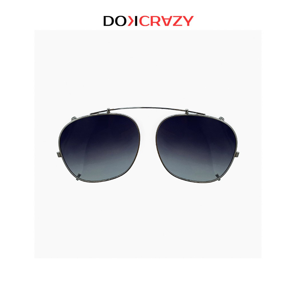 Kính mát clip on DUBLIN local brand DOKCRAZY thời trang nam nữ gọng tròn mắt râm ngầu phân cực chống tia UV retro trendy | BigBuy360 - bigbuy360.vn