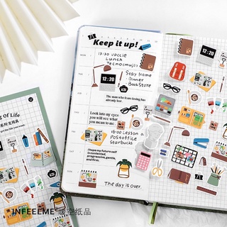 [MS34] Sticker/nhãn dán mini trang trí sổ/bullet journal