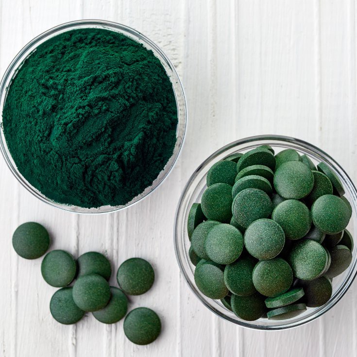 Tảo xoắn Spirulina Nhật Bản 2200 viên (Date 2022)