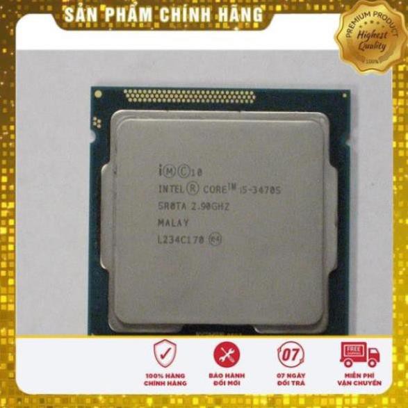 (giá khai trương) CPU i5 3470s 4 Nhân 4 Luồng Soket 1155 bộ vi xử lý cũ