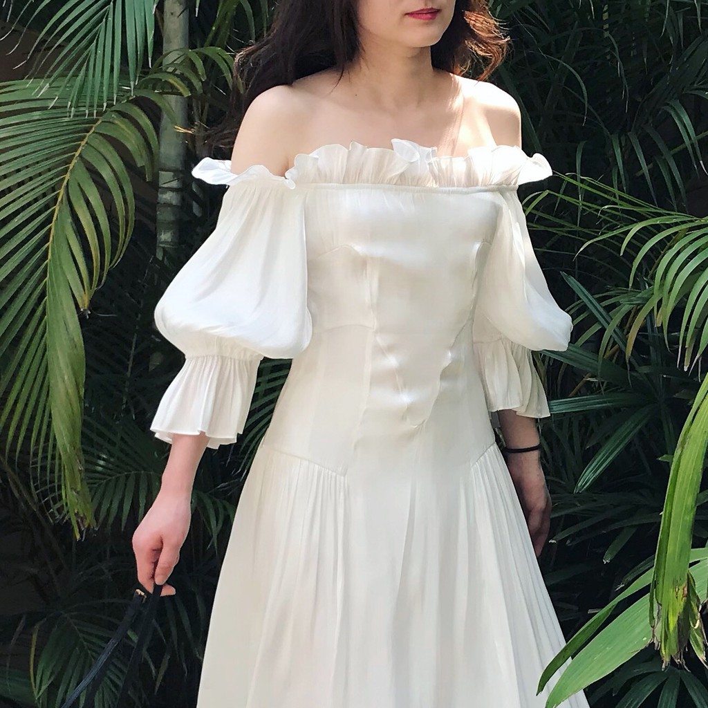 VÁY MAXI HỞ VAI LƯNG SIÊU YÊU [CÓ HÌNH THẬT]