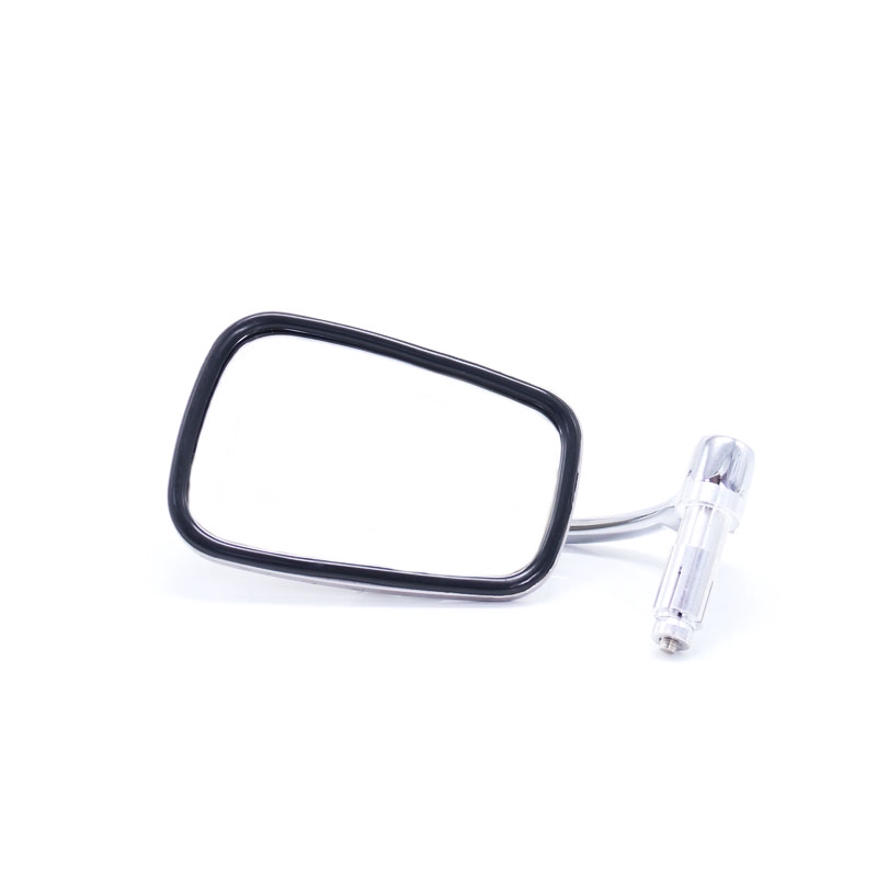 Set 2 Gương Chiếu Hậu Hình Vuông 7 / 8 "22mm Gắn Tay Lái Xe Mô Tô Cafe Racer