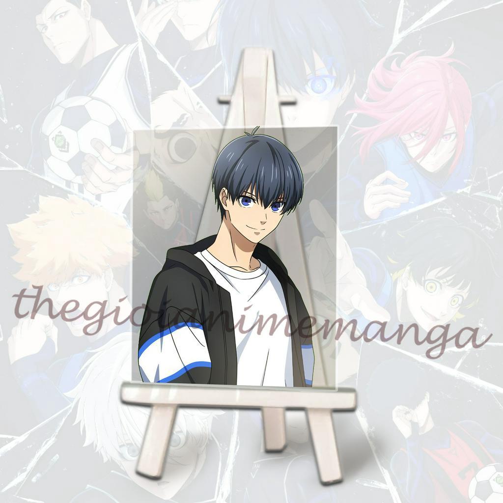Tranh kính BLUE LOCK Tiền đạo số 1 ver MÙA ĐÔNG manga anime chibi acrylic mica trong trưng bày trang trí