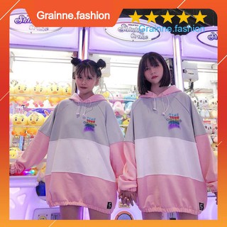Áo hoodie time don't stop - áo nỉ mũ ngoại raglan chili đồng hồ xanh cam hồng 👗