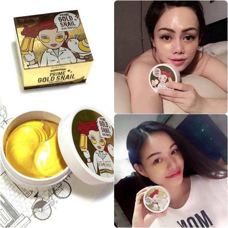 Mặt nạ mắt DewyTree Prime Gold Snail Eye Patch – Hàn quốc