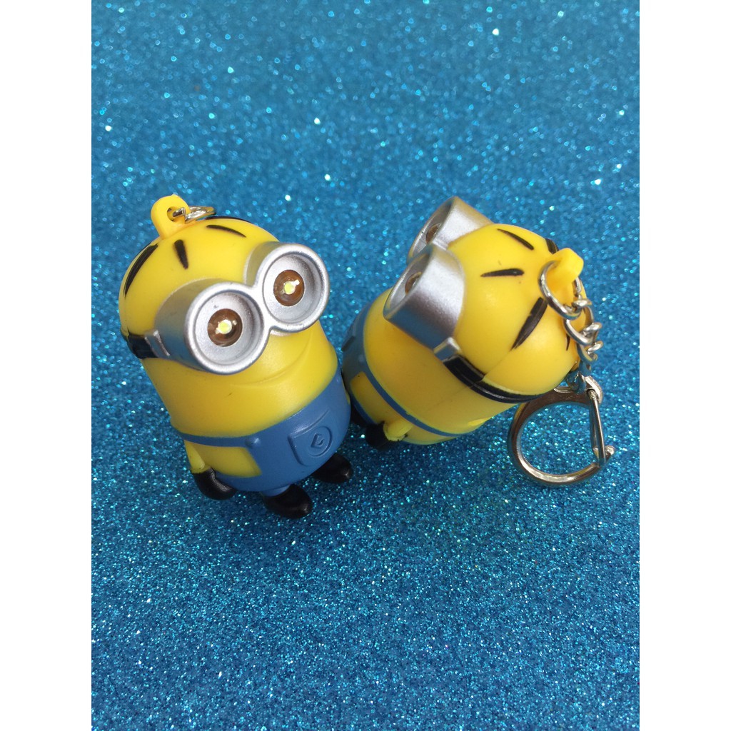 -Móc khóa Minion kêu I love You có đèn led có âm thanh -Móc khóa Minion kêu I love You có đèn led