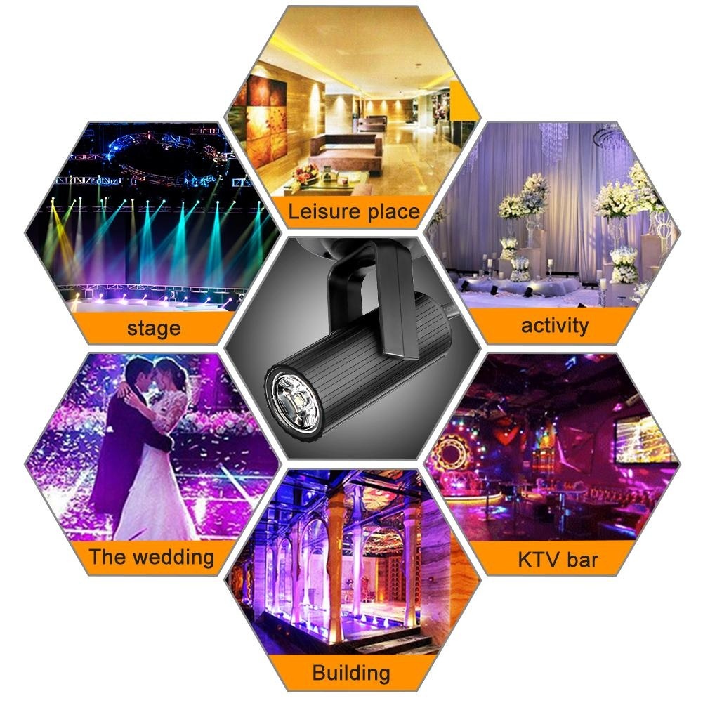 Đèn chiếu điểm LED mini tạo hiệu ứng sân khấu/ KTV/quán rượu/disco