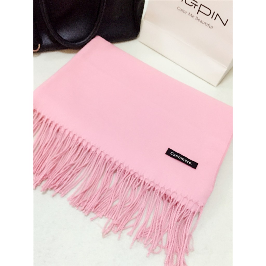 Khăn màu trơn Cashmere