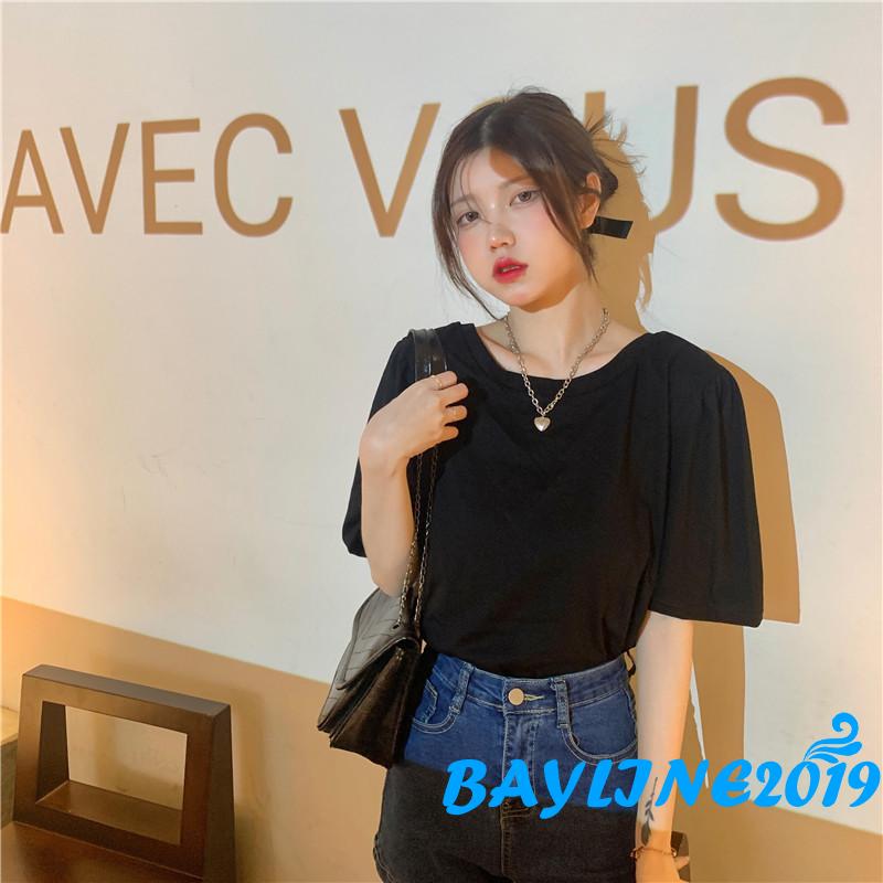 Áo Thun Nữ Ngắn Tay Cổ Tròn Hở Lưng Thời Trang