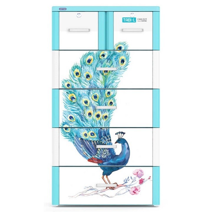 Tủ Nhựa Duy Tân Tabi-L (5 tầng - 6 ngăn) - 0259/5