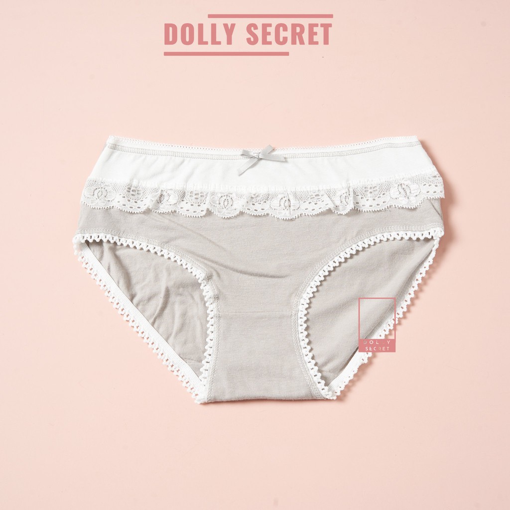 Hộp 6 quần lót nữ có nơ ren cực gợi cảm cao cấp tính năng nâng mông ERA DOLLY SECRET QL031 | BigBuy360 - bigbuy360.vn