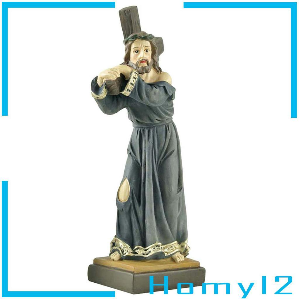 Handpaint Statue Figurine Sculpture Craft Church Home Office Decor