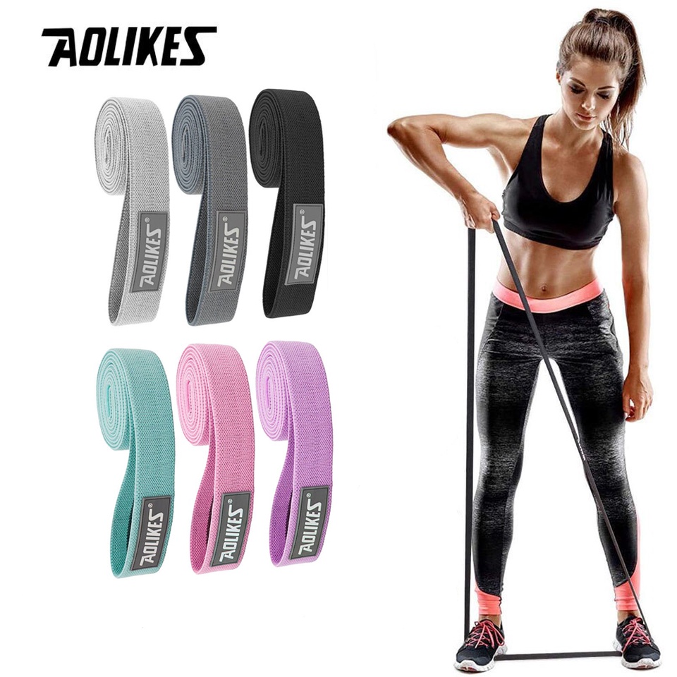 Dây kháng lực loại dài AOLIKES A-3607 tập gym, yoga Long Resistance Bands