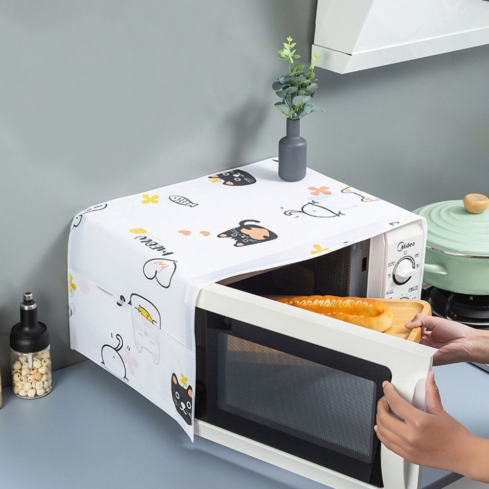 Tấm Phủ Lò Vi Sóng, Lò Nướng Mini Chống Thấm, Chống Bui Bẩn, Dầu Mỡ Có Túi Cao Cấp - 88311