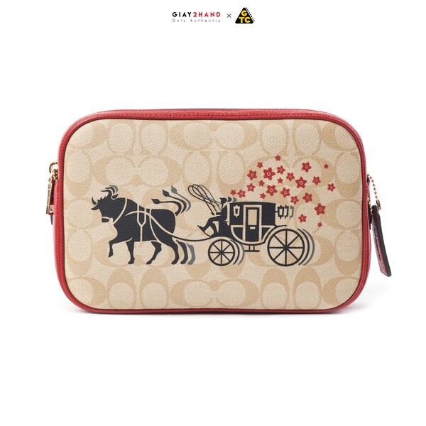 (AUTHENTIC 100%) Túi Hộp đeo chéo COACH Chính Hãng 100%