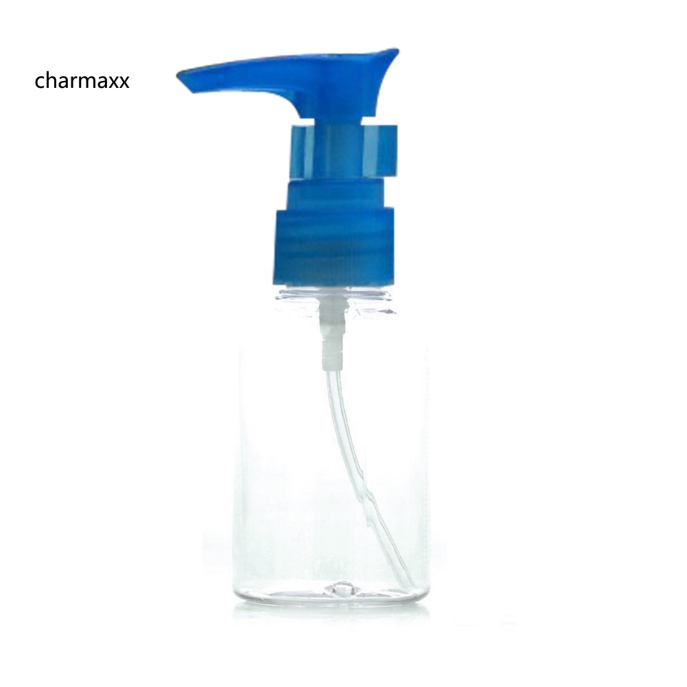 Chai Nhựa Rỗng Trong Suốt 100ml Đựng Dầu Gội Dạng Nhấn Tiện Dụng