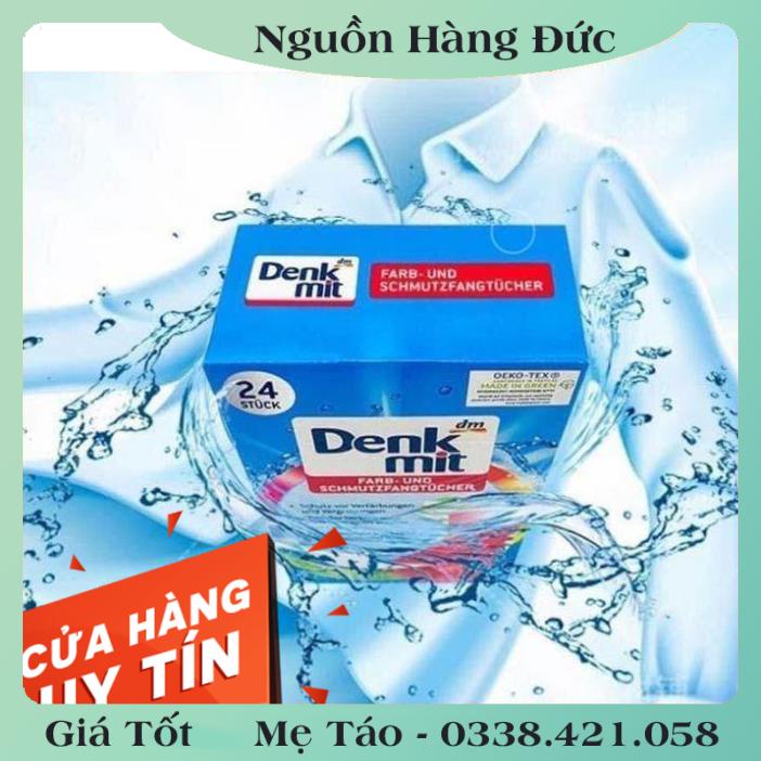 [auth] Giấy hút màu và chống phai màu quần áo DENKMIT 24 tờ- Nội địa Đức Đủ Bill [Hot]