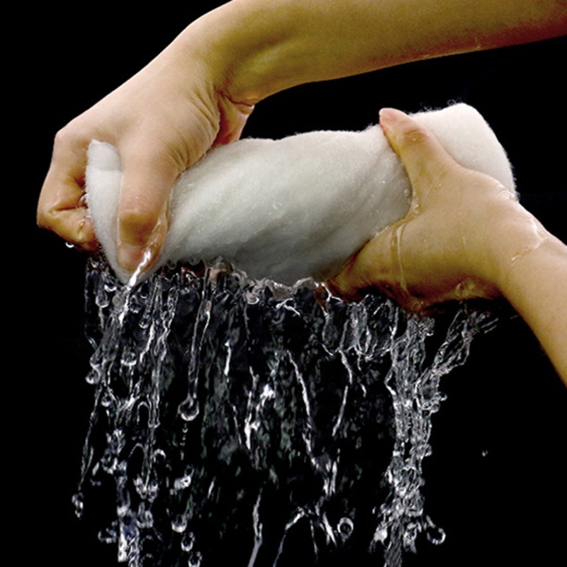40x100cm White Aquarium Filter Media Pad Biochemical Cotton Foam Thicken Sponge Roll Fish Tank Water Cleaning Supplies
