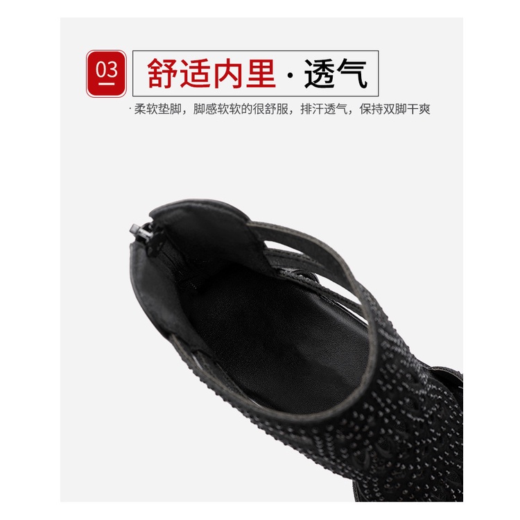 Sandal Cao Gót Đế Dày Chống Nước size Lớn Thời Trang Cho Nữ