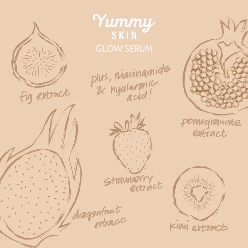 Serum kem lót siêu dưỡng ẩm căng bóng Yummy Skin Glow Serum