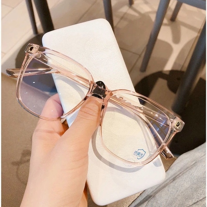 Mắt Kính Chống Bức Xạ / Ánh Sáng Xanh Thời Trang Hàn Quốc Cho Nam Và Nữ