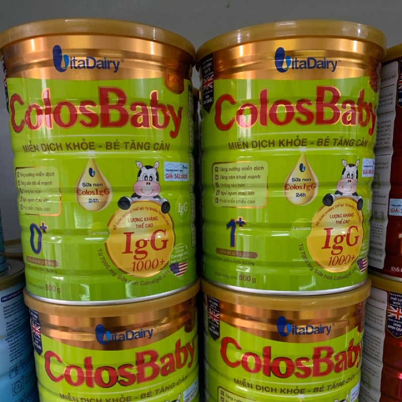 Sữa Colosbaby Gold 800g số 0, 1 mẫu mới ( Date 2023 mới nhất)