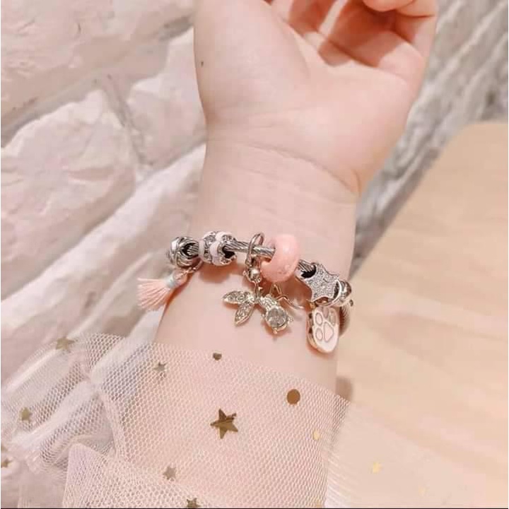 Vòng lắc tay Charm nữ  nhiều kiểu dáng màu sắc freesize đáng yêu cá tính - ZADOLA FASHION