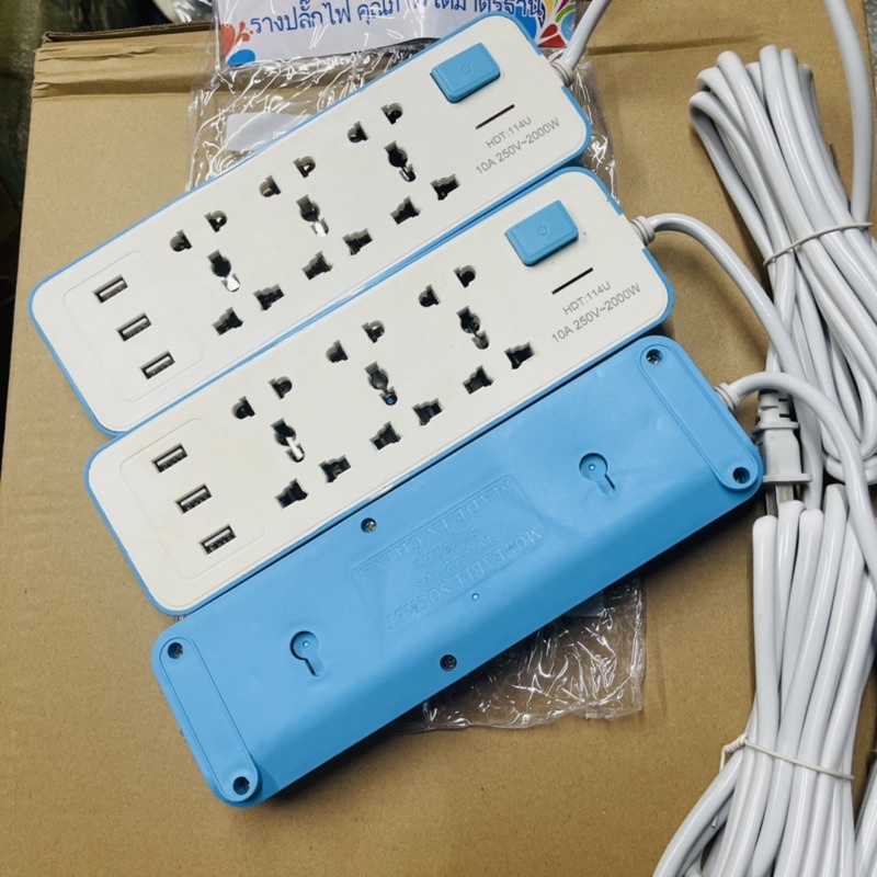 Ổ CẮM ĐIỆN 3-5 .CỔNG USB 3 CÓ CÔNG TẮC DÂY 5M