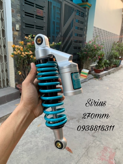 Phuộc Nitron bình dầu gắn Wave &amp; Sirius