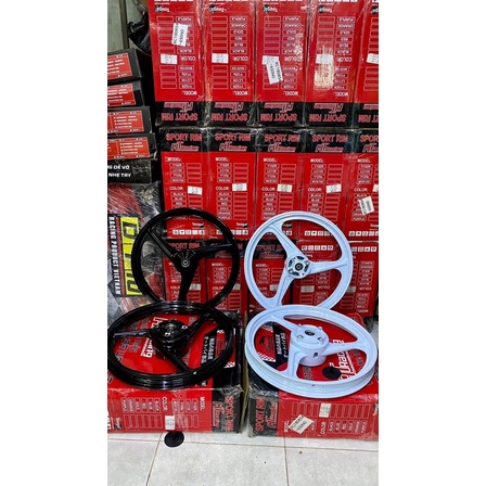 Mâm 3Đao Ex135 201 Enkei Bản nhỏ 1.4-1.6.   2 màu : đen trắng