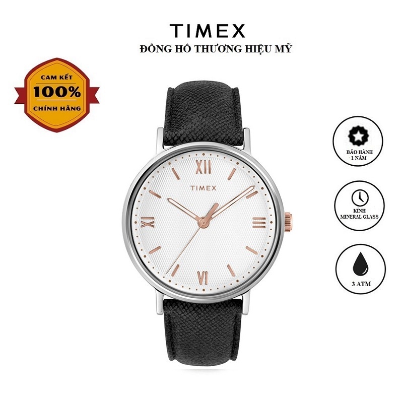 Đồng hồ Nam Timex Southview 41mm - TW2T34700 Dây Da - Chính Hãng