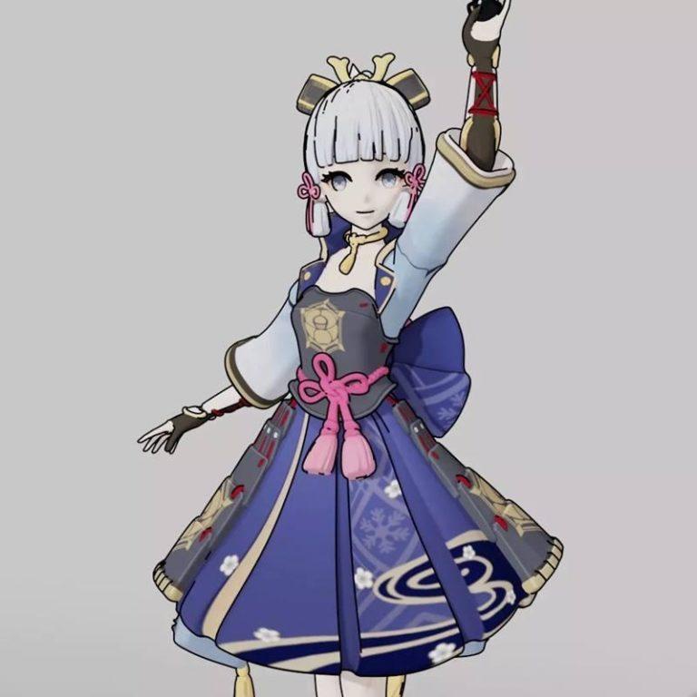 Mô Hình Ayaka Genshin Impact Bằng Chất Liệu Nhựa Resin - Cao 18 cm