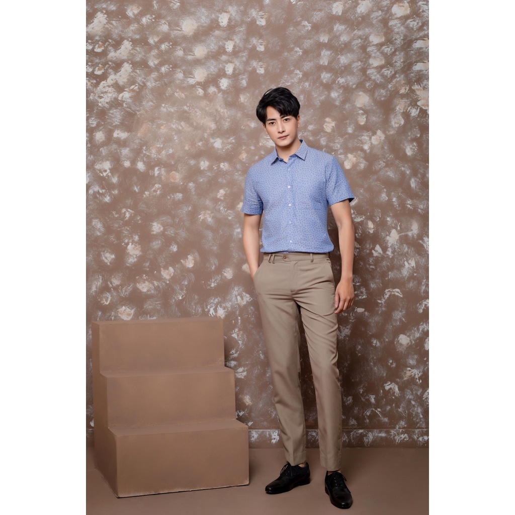 Áo sơ mi Nam DGCs - SASN1815M ngắn tay nhiều màu Slim fit