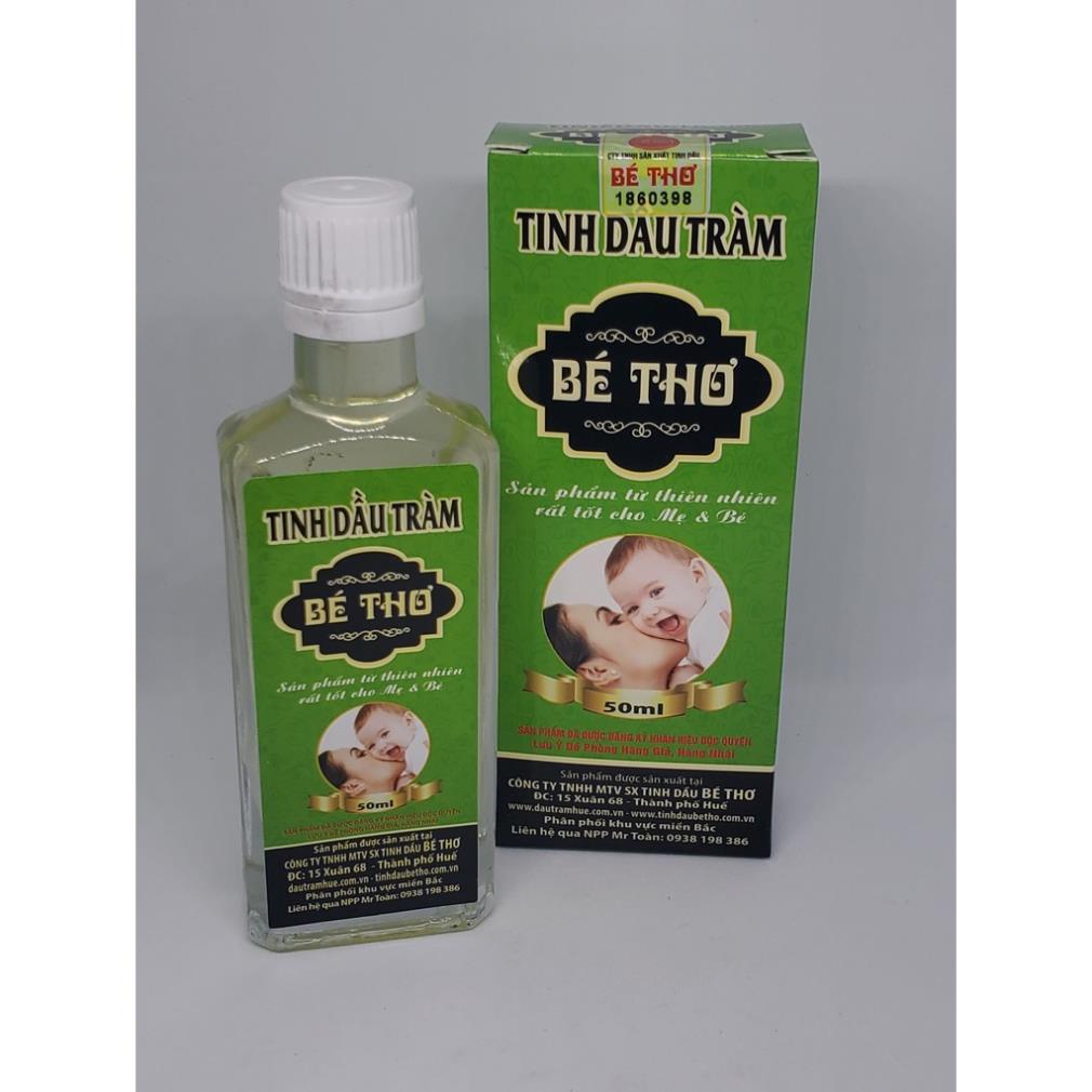 TINH DẦU CHÀM BÉ THƠ - 50ML - phòng cảm cúm, xông mũi họng, giảm ho, tăng đề kháng