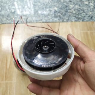 Hút bụi với RS550 12v công suất lớn