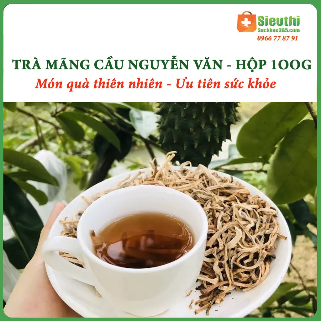 Trà Mãng Cầu Xiêm Nguyễn Văn- Túi 100gr- Giúp Ngủ Ngon, Ổn Định Huyết Áp