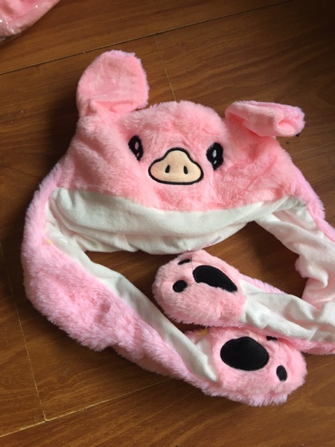 Mũ tai thỏ bóp là vểnh tai