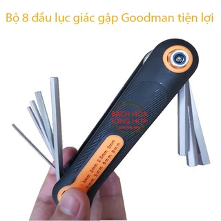 Bộ 8 đầu lục giác gập Goodman tiện lợi, gọn nhẹ