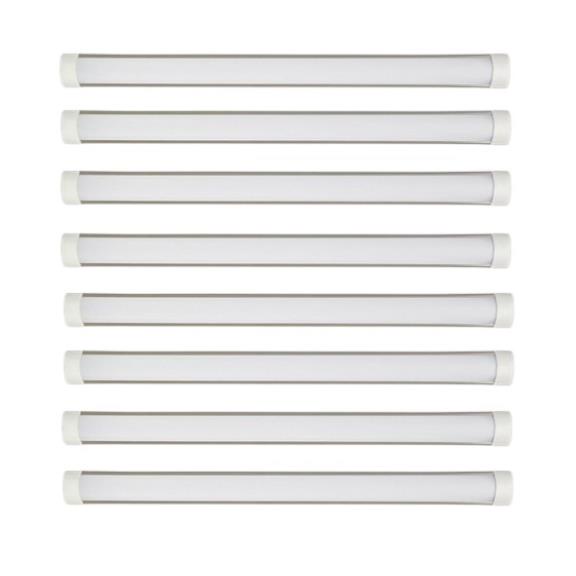 Bộ 8 đèn tuýp led bán nguyệt 60cm 20w.