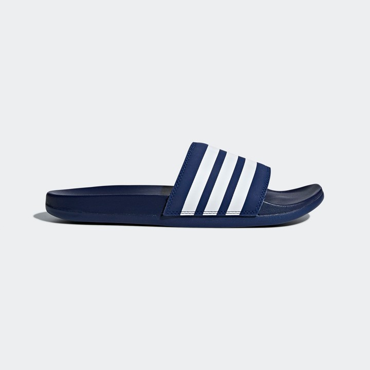 Dép Adidas Adilette Comfort - Dark Blue/ Cloud White