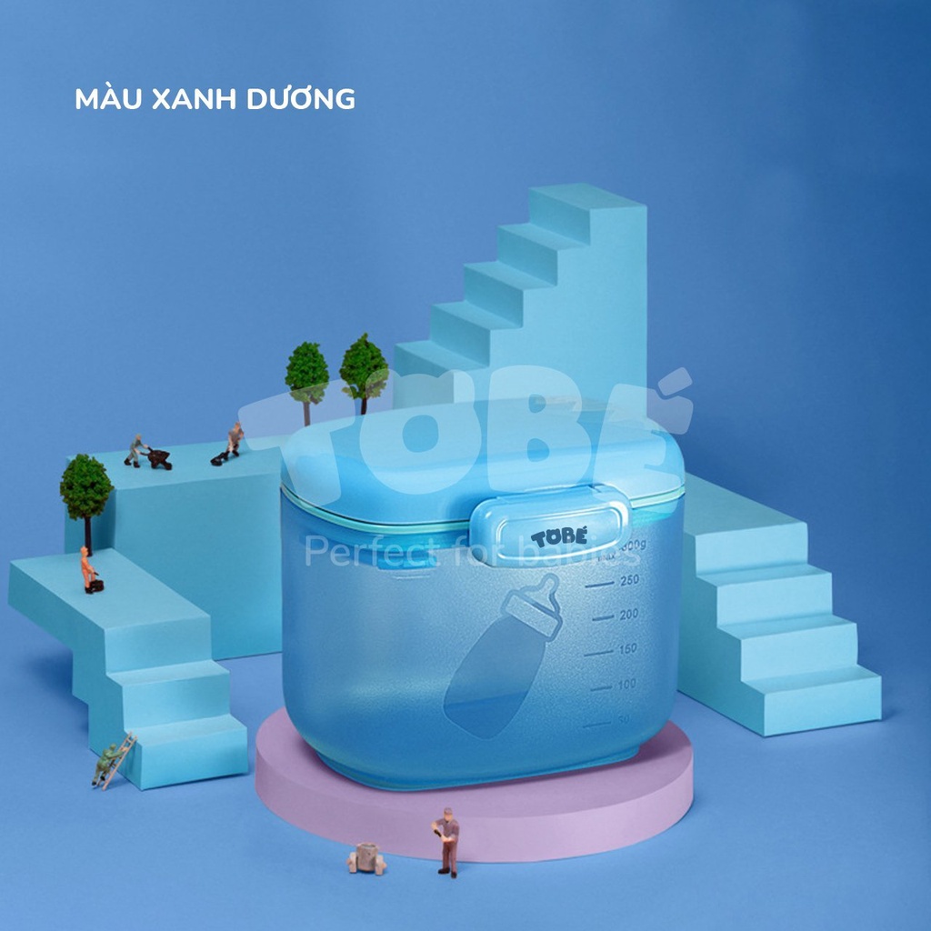 Hộp đựng sữa bột Adkins cao cấp an toàn hàng chính hãng 100% tobe tiện dụng cho bé khi đi chơi, đi du lịch 3101
