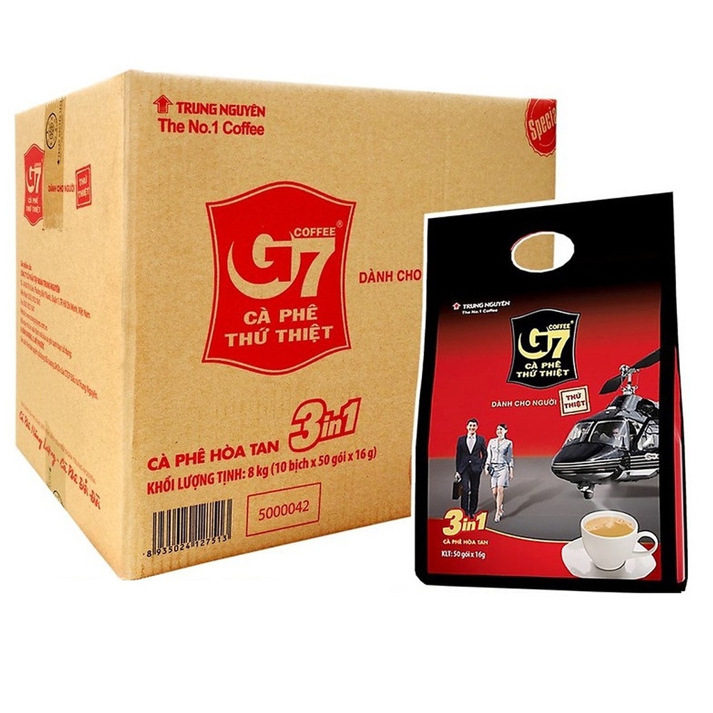 [Sỉ nguyên thùng] Thùng cà phê đủ loại sỉ G7/Trần Quang/Vinacafe/Nescafe