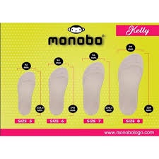Dép quai ngang Thái Lan nhựa Nữ MONOBO Cao Su Dẻo, Siêu Êm MONOBO - KELLY 9