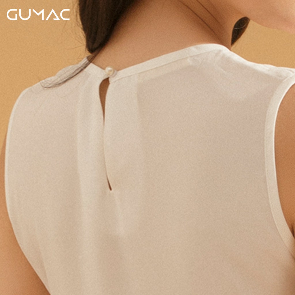 [Mã WABRGU100 giảm 15% đơn 249K tối đa 100k] Áo nữ cổ kiểu không tay AA767 GUMAC | BigBuy360 - bigbuy360.vn