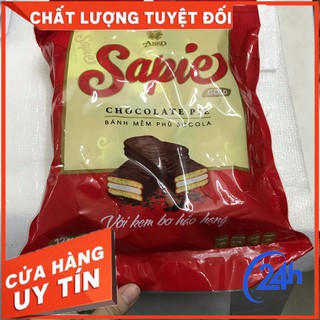 Bánh mềm phủ socola Sapie túi 216g