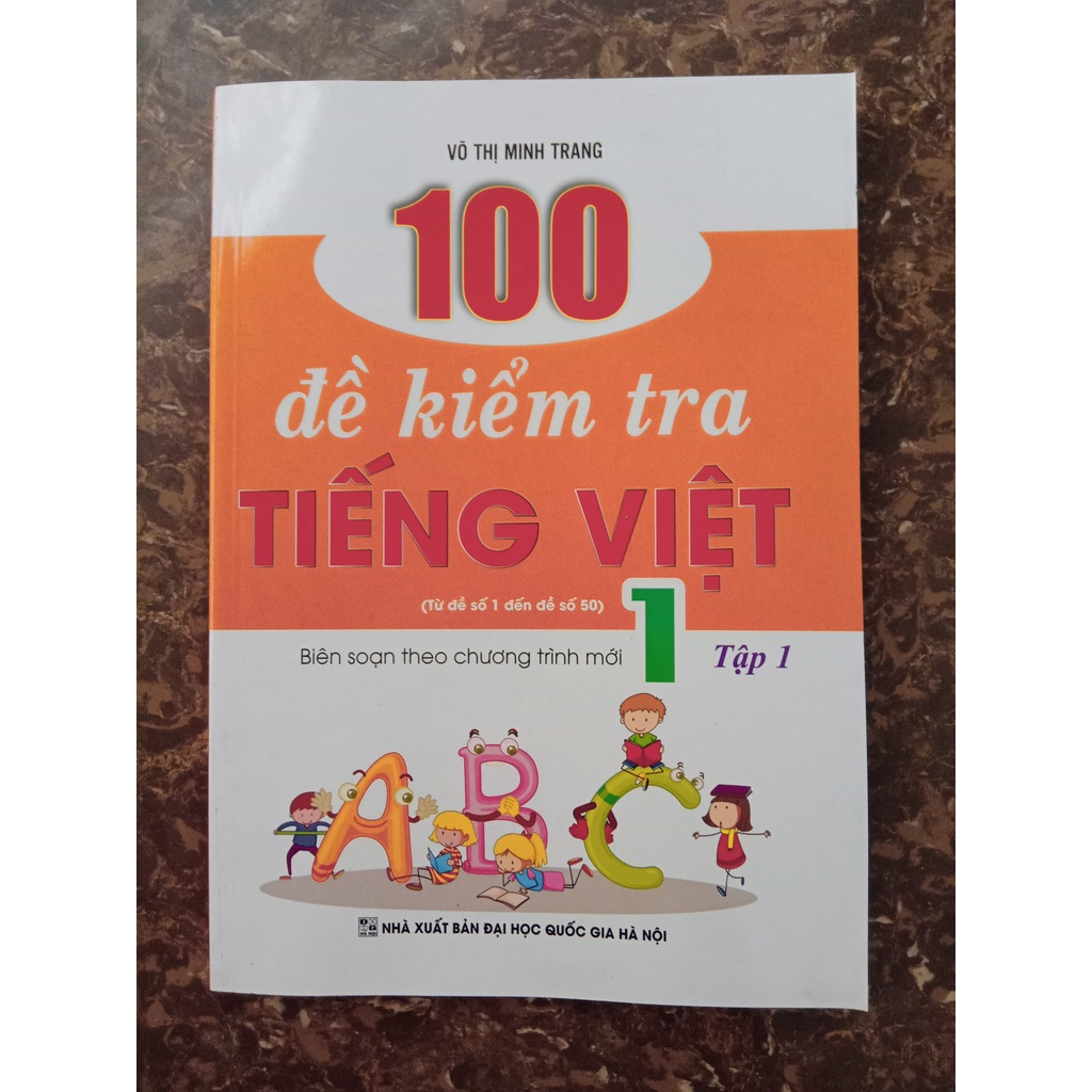 Sách - 100 Đề Kiểm Tra Tiếng Việt 1 tập 1