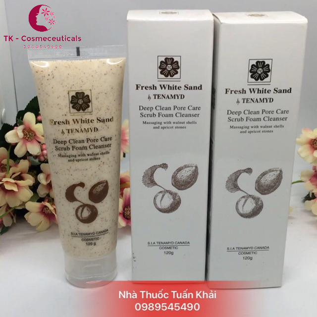 Sữa Tẩy Tế Bào Chết Tenamyd Deep Clean Pore Care Scrub Foam Cleanser - 120g