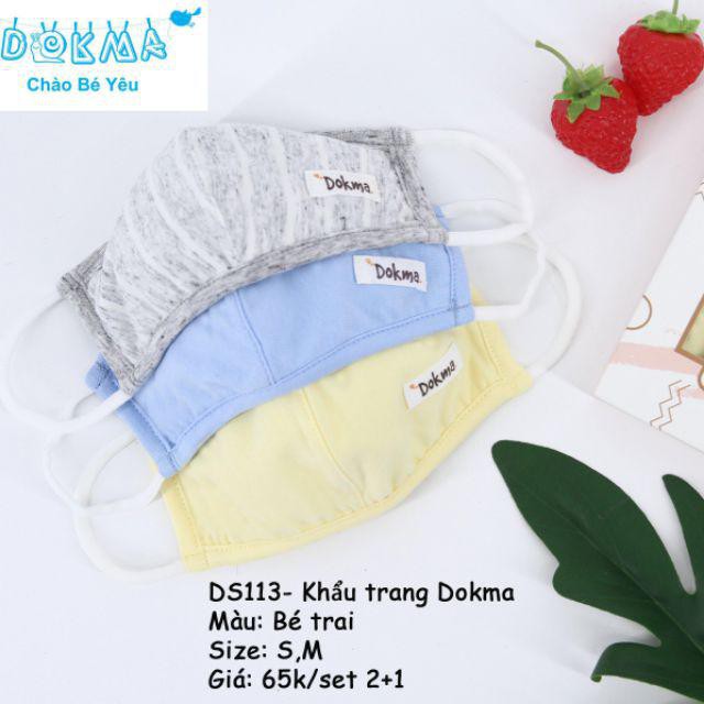 [Mã FAMAYFA2 giảm 10K đơn 50K] [FSS27MAR hoàn 20k đơn từ 0d]Khẩu trang DOKMA set 3c | BigBuy360 - bigbuy360.vn